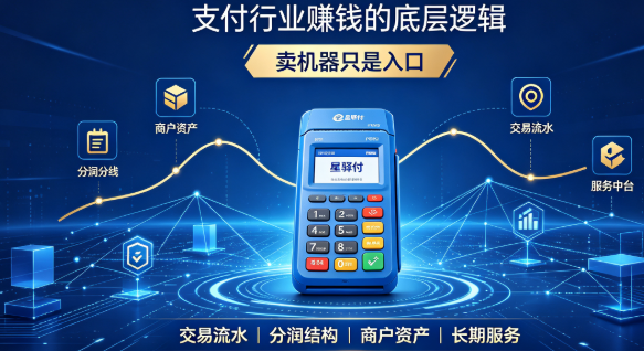 星驿付POS揭秘：支付行业赚钱的底层逻辑